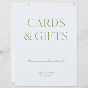 Grün & Blau Karten & Geschenke Hochzeitszeichen