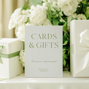Grün & Blau Karten & Geschenke Hochzeitszeichen