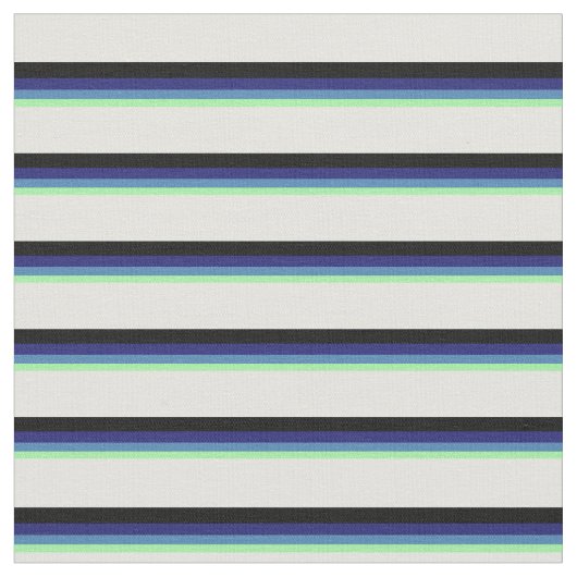 Grün, Blau, Midnight Blau, Schwarz und Light Cyan Stoff (Nahaufnahme)