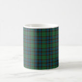 Grün Blau Orange Kariert Tartan Kaffeetasse (Mittel)