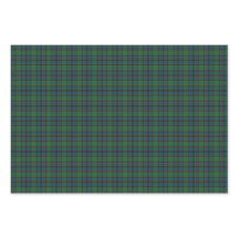 Grün Blau Orange Karo Tartan