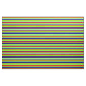 Grün, Blau, Rot und Linien Chartreuse Stoff (Fat Quarter (45,7 x 55,9 cm))