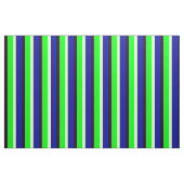Grün Blau Streifen Textil Stoff (Fat Quarter (45,7 x 55,9 cm))