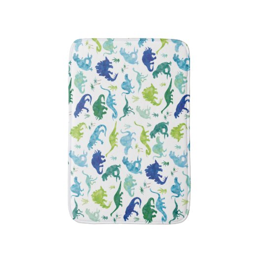 Grün-blaue Badematte (Vorderseite Vertikal)