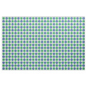 Grün-blaue Raute Stoff (Fat Quarter (45,7 x 55,9 cm))