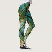 Grün-blaues geometrisches leggings (Rechts)