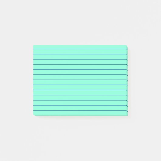 Grün-blaues gezeichnet post-it klebezettel (Vorderseite)