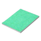Grün-blaues Marmormuster Notizblock (Rotiert)