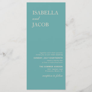 Grün Boho Einladung Postkarte