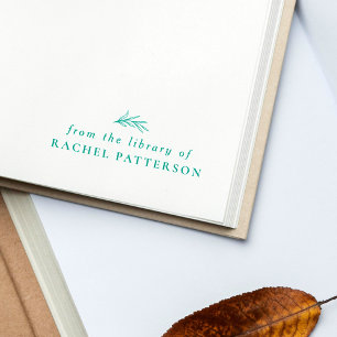 Grün botanisch aus der Bibliothek des Individuelle Permastempel