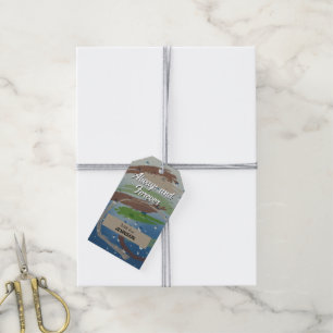 Grün, Braun und Beige immer und ewig Geschenkanhänger