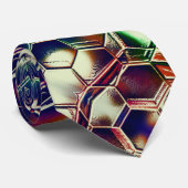 Grün braun von Teams, Tarnung im Bienenstil? Krawatte (Gerollt)