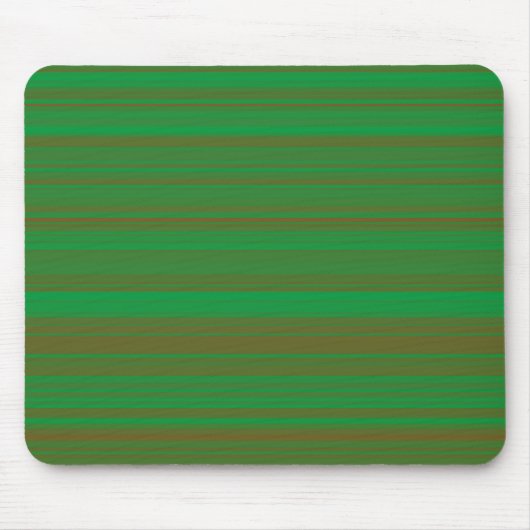 Grün Braune Streifen Mousepad (Vorne)