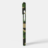 Grün-braune Tarnung Personalisiert Case-Mate iPhone Hülle (Rückseite / Links)