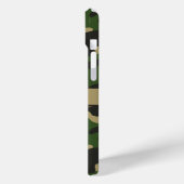 Grün-braune Tarnung Personalisiert Case-Mate iPhone Hülle (Rückseite / Links)