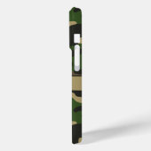 Grün-braune Tarnung Personalisiert Case-Mate iPhone Hülle (Rückseite / Links)