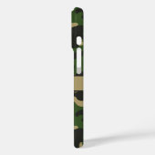 Grün-braune Tarnung Personalisiert Case-Mate iPhone Hülle (Rückseite / Links)