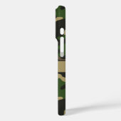 Grün-braune Tarnung Personalisiert Case-Mate iPhone Hülle (Rückseite / Links)