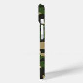 Grün-braune Tarnung Personalisiert Case-Mate iPhone Hülle (Rückseite / Links)