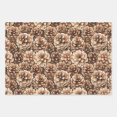 Grün Brauner Baum Geschenkpapier Set (Vorderseite 2)