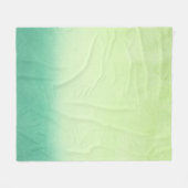 Grün, bunt gelb fleecedecke (Vorderseite (Horizontal))