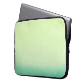 Grün, bunt gelb laptopschutzhülle (Vorderseite Links)