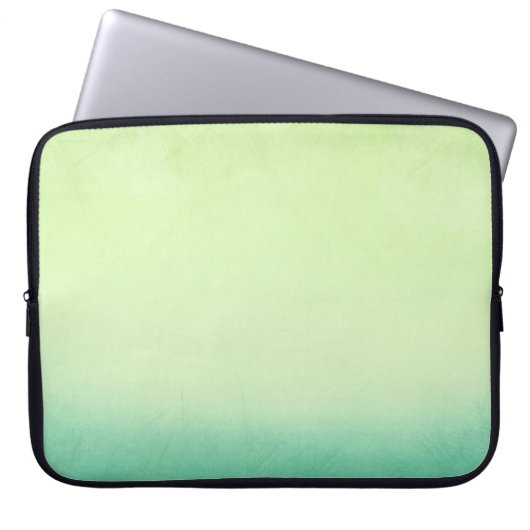 Grün, bunt gelb laptopschutzhülle (Vorderseite)