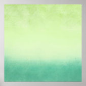 Grün, bunt gelb poster (Vorne)