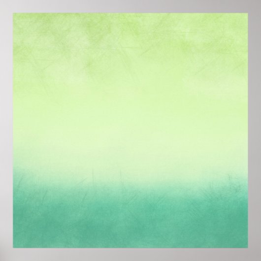 Grün, bunt gelb poster (Vorne)