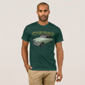 Grün-Chevrolet-Coupét-shirt 1950. T-Shirt (Vorne ganz)