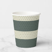 Grün cool tragen pappbecher (Rückseite)