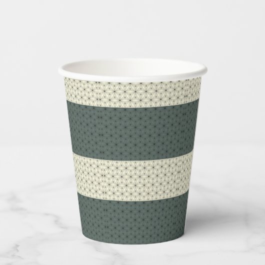 Grün cool tragen pappbecher (Rückseite)