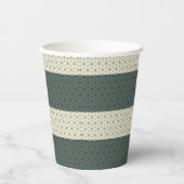 Grün cool tragen pappbecher (Vorderseite)