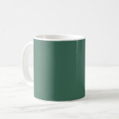 Grün Cyan Kaffeetasse (Vorderseite Links)