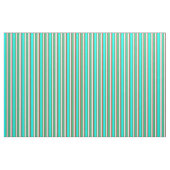 Grün, Cyberblau, Braun, hellrosa und Minzcreme Stoff (Fat Quarter (45,7 x 55,9 cm))