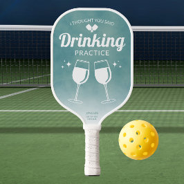 Grün, dachte ich, du sagtest Trinkübungen Pickleball Schläger