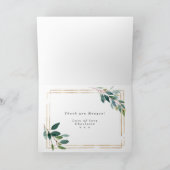 grün danke, dass du meine Bridesmaid-Karte bist Karte (Innenseite)