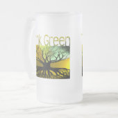 Grün denken mattglas bierglas (Vorderseite Links)