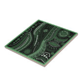 Grün der Aborigine-Kunst 7 von 9 Keramiken Tile Fliese (Seite)