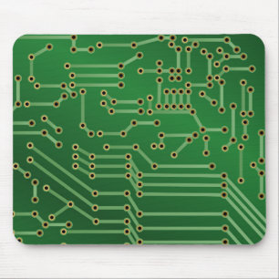 Grün der coolen Leiterplatte Mousepad