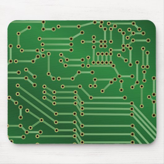 Grün der coolen Leiterplatte Mousepad (Vorne)