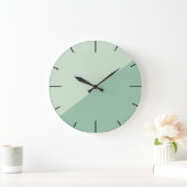 Grün der Fläche Große Wanduhr (Zuhause)