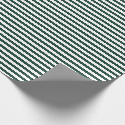 Grün der Jäger| Weißgestrickpapier Geschenkpapier (Ecke)