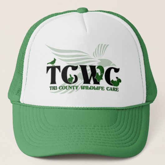 Grün des TCWC Logo-Hut-| Truckerkappe (Vorderseite)