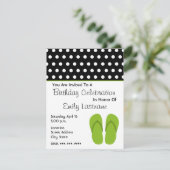 Grün drehen einladung (Stehend Vorderseite)