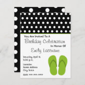 Grün drehen einladung (Vorne/Hinten)