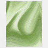 Grün drehen fleecedecke (Vorderseite)