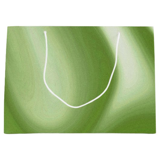 Grün drehen große geschenktüte (Vorderseite)