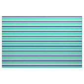 Grün, Dunkelblau, Grau und Lavendelmuster Stoff (Fat Quarter (45,7 x 55,9 cm))