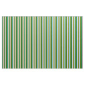 Grün, Dunkelgrün, Himblau, Hellrosa und Weiß Stoff (Fat Quarter (45,7 x 55,9 cm))